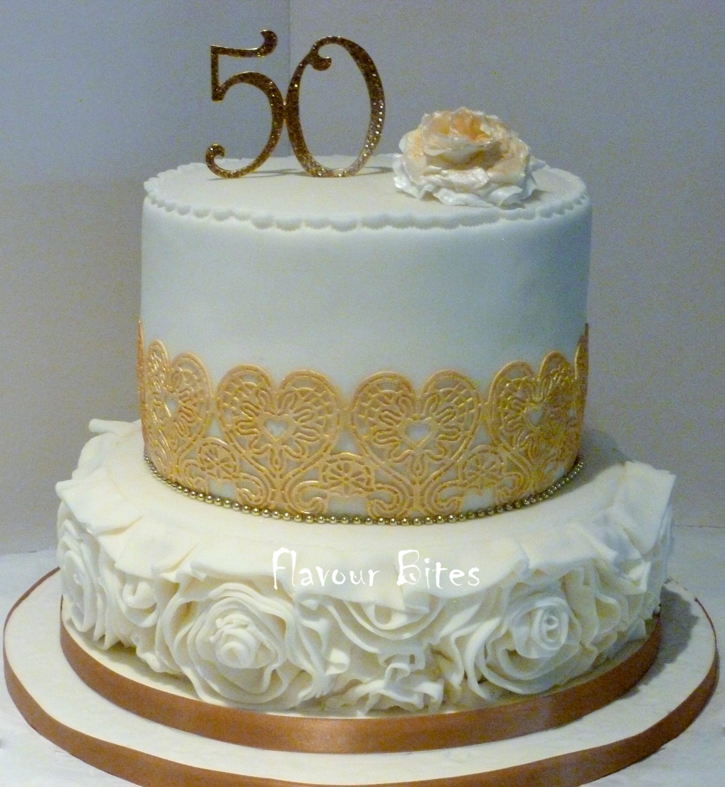 50th Birthday Cake – Flavour Bites Cakes